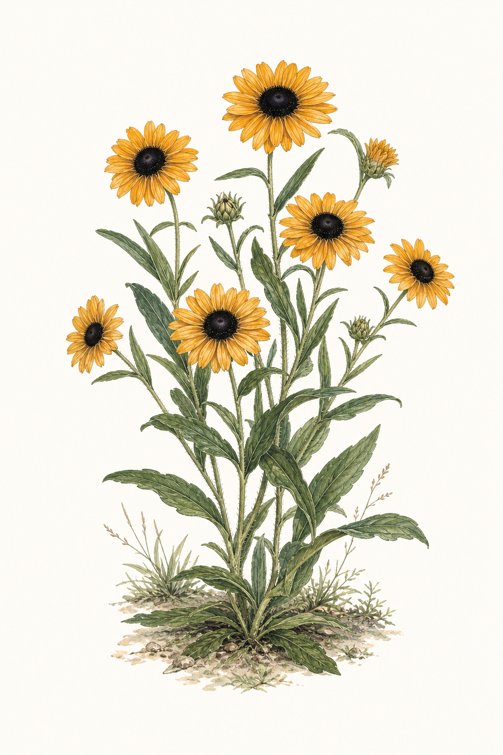 Botanical illustration of Irish Eyes