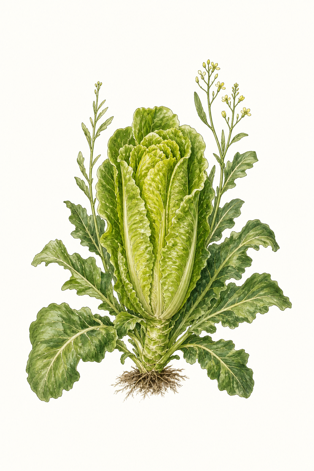 Botanical illustration of Bambi