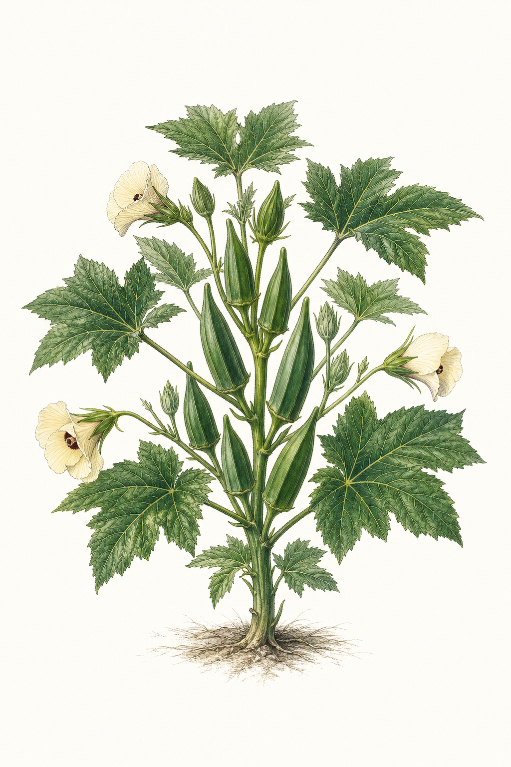 Botanical illustration of Baby Bubba
