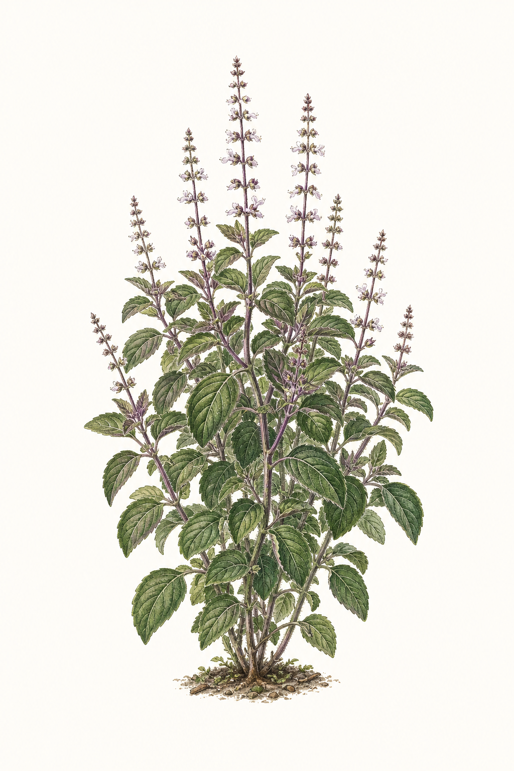 Botanical illustration of Krishna