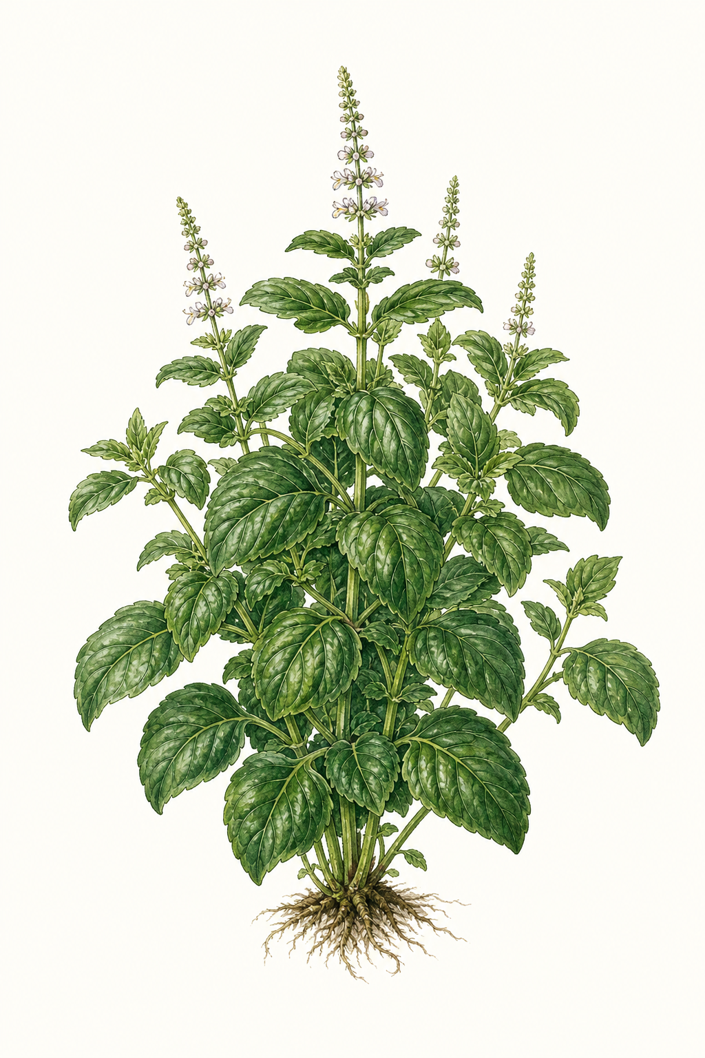 Botanical illustration of Fetzer Basil