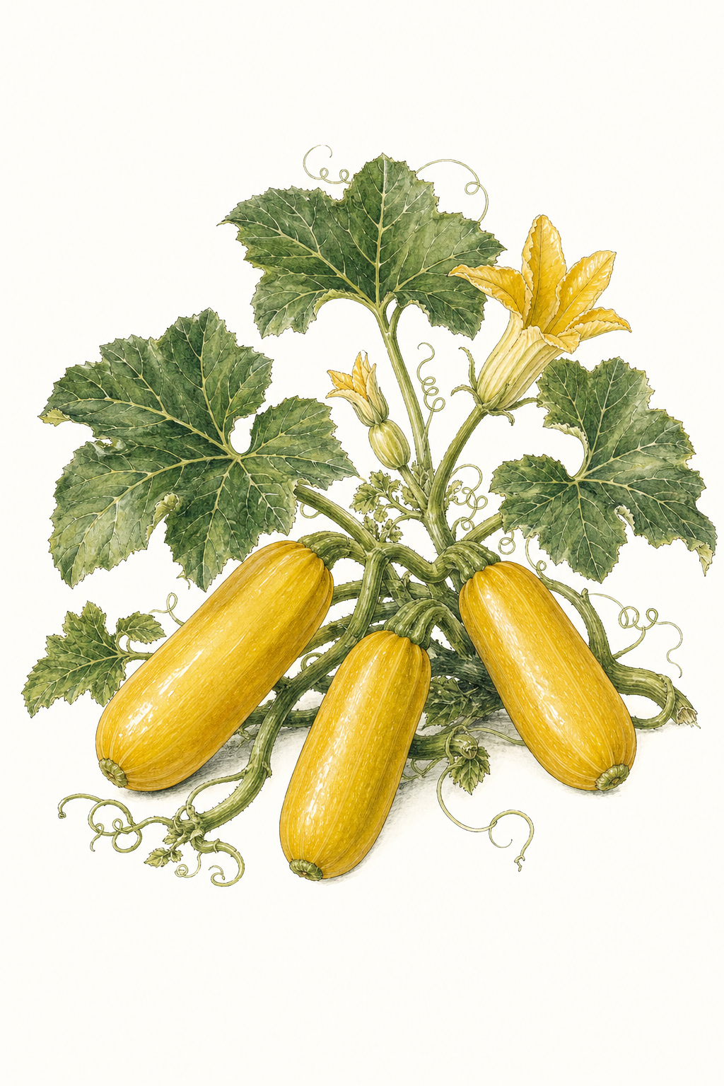 Botanical illustration of Gold Rush