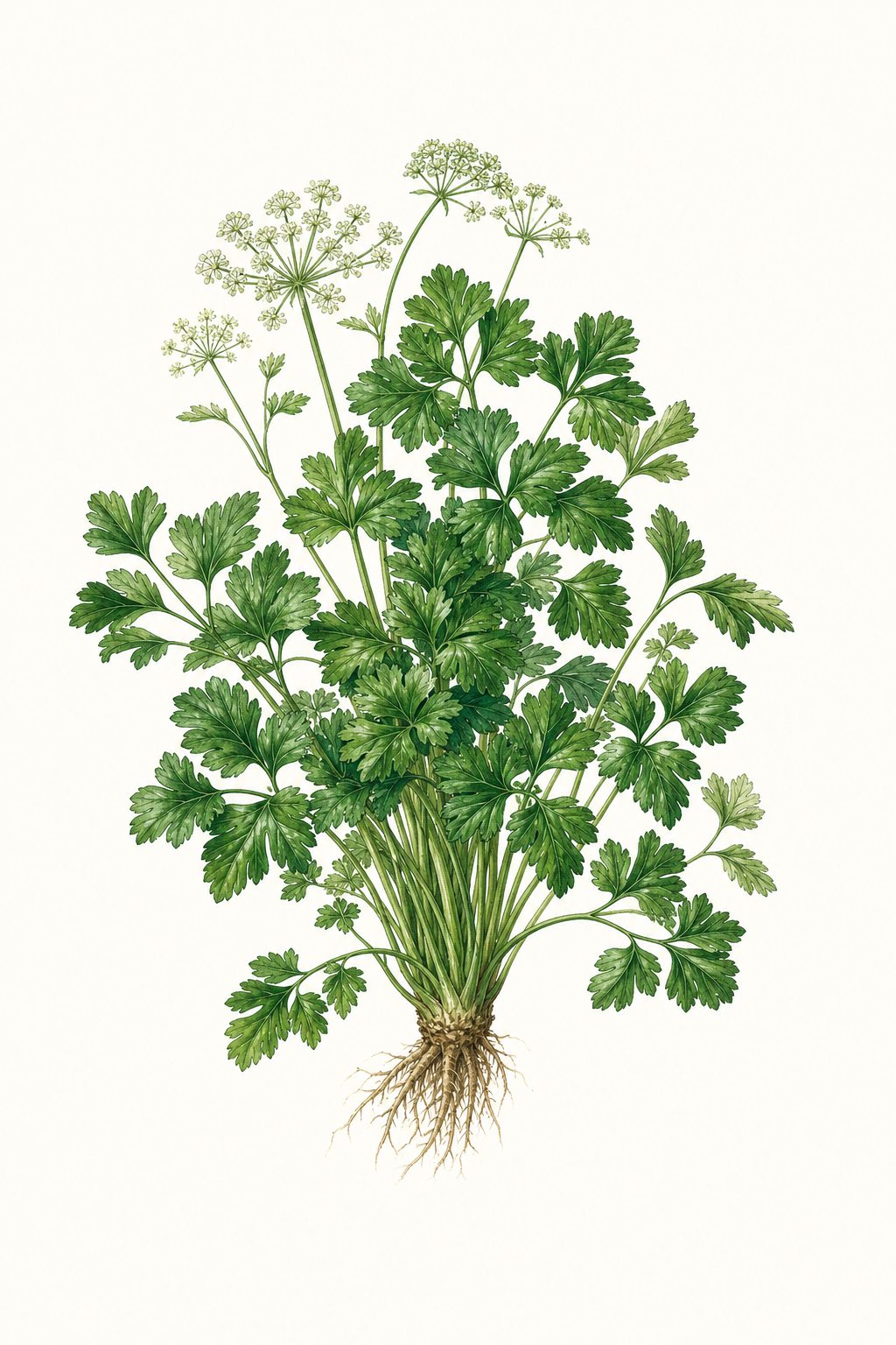 Botanical illustration of Italian Giant
