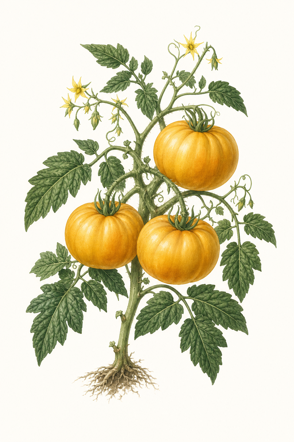 Botanical illustration of Carolina Gold