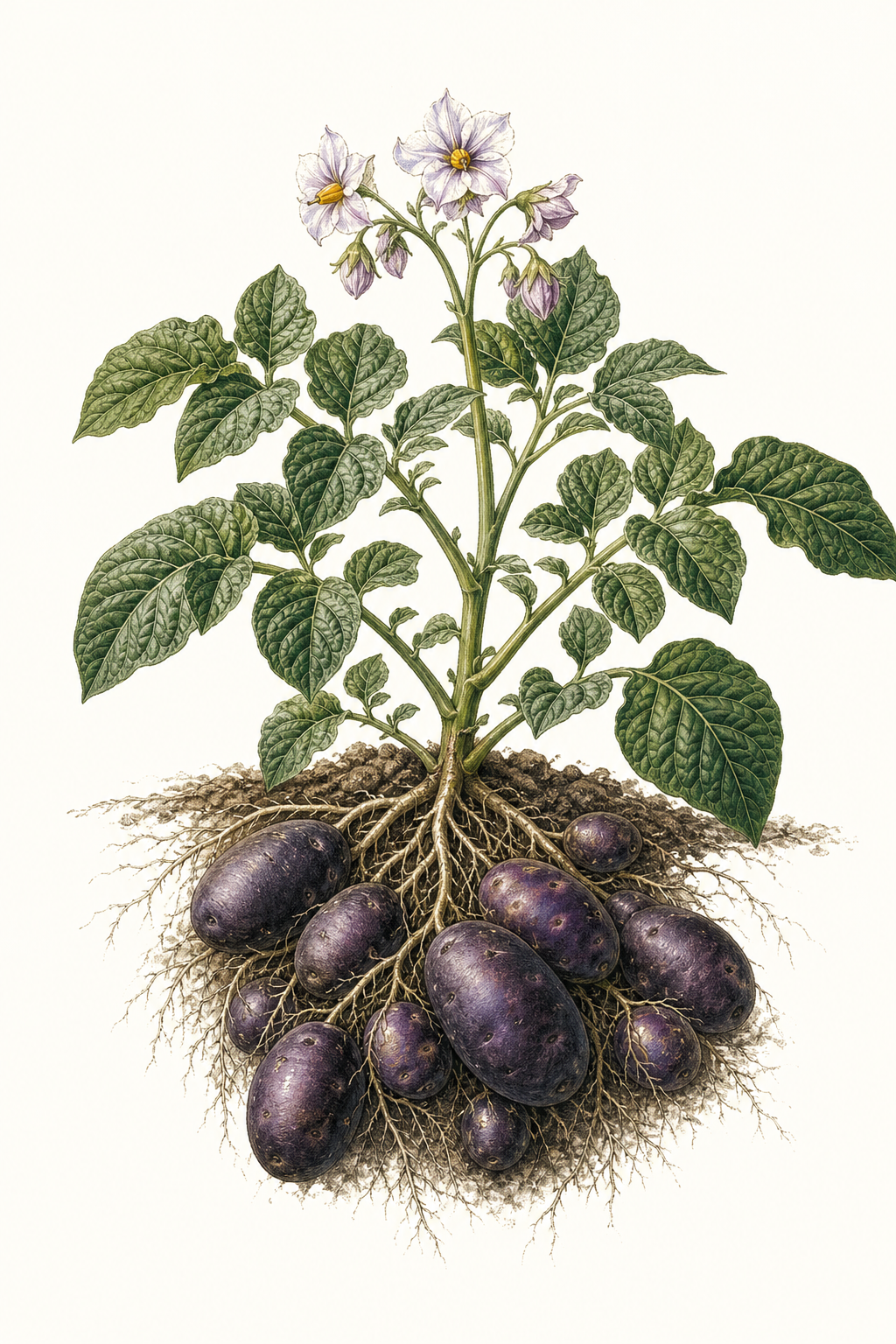 Botanical illustration of Viking Purple