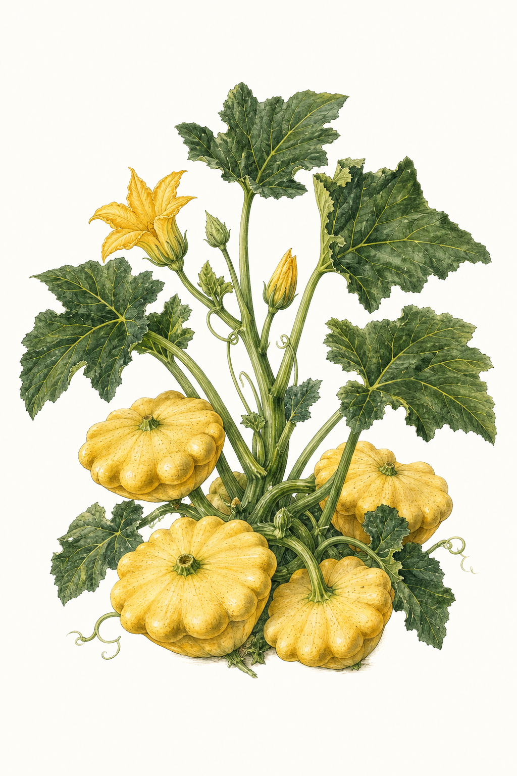 Botanical illustration of Scallopini