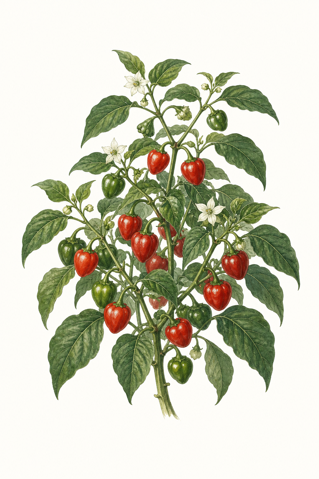 Botanical illustration of Big Bomb