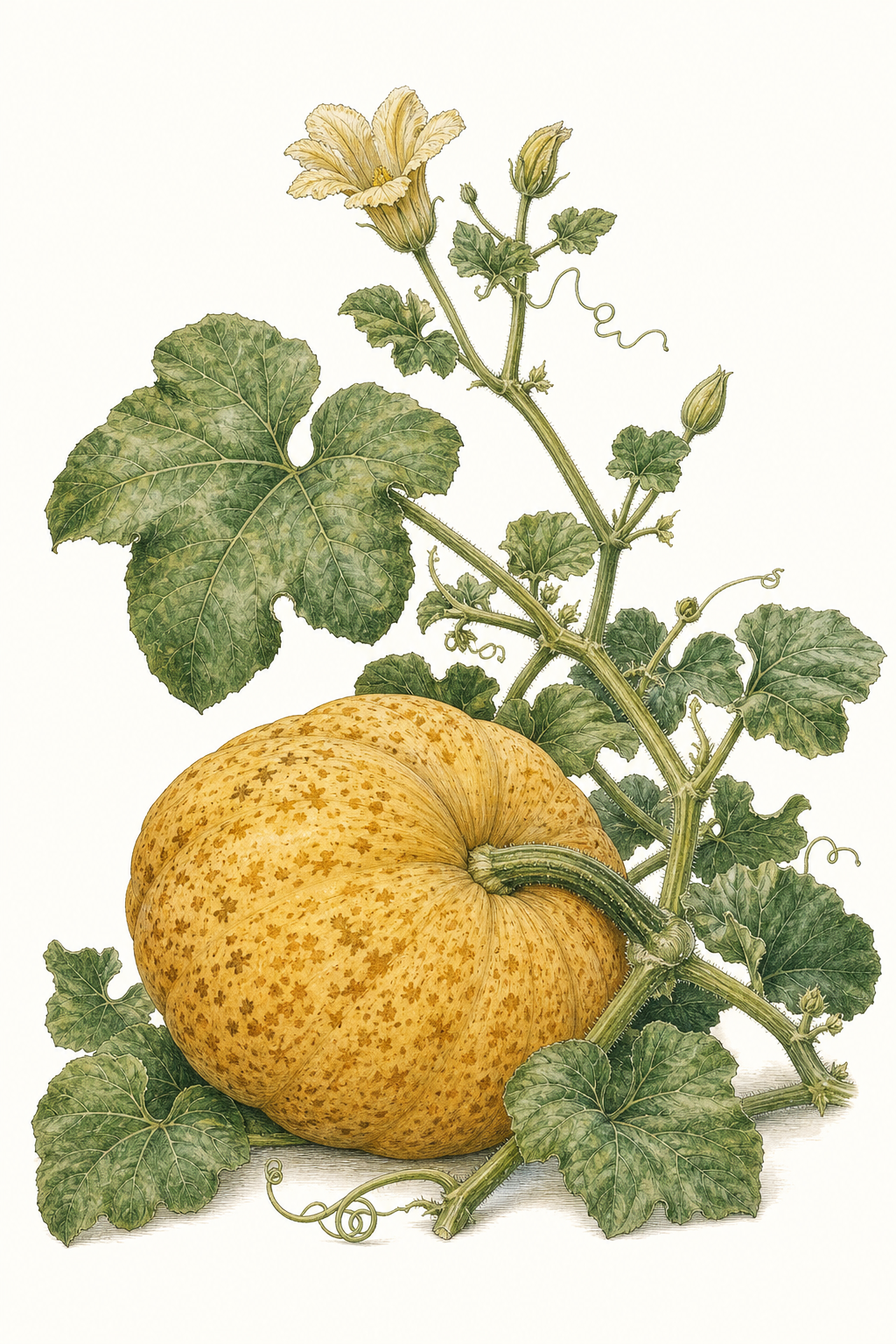 Botanical illustration of Speckled Hound