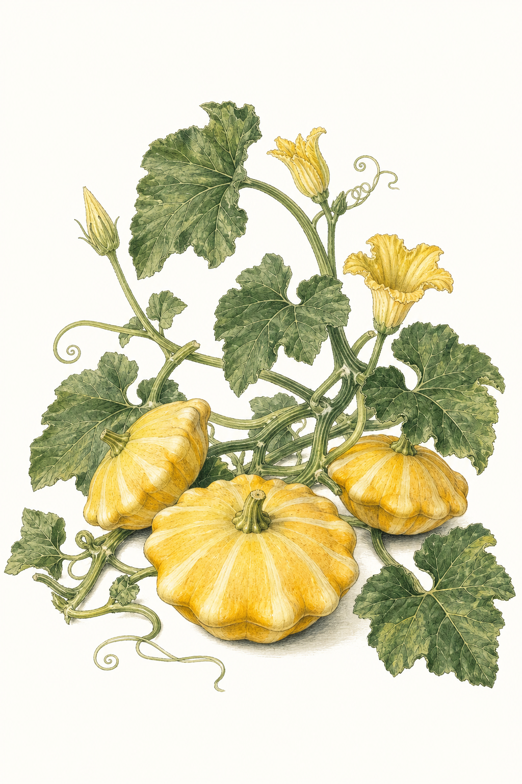 Botanical illustration of Sunburst