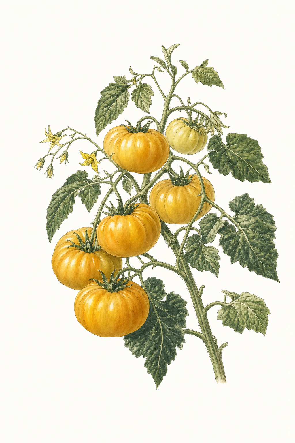 Botanical illustration of Golden Jubilee