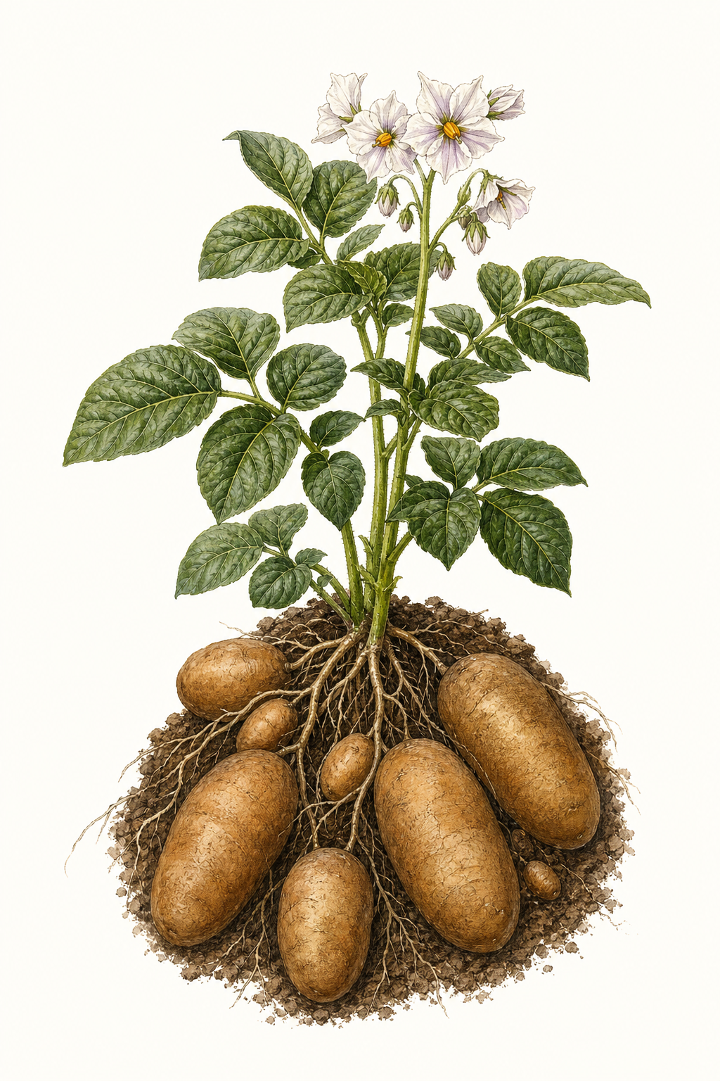 Botanical illustration of Umatilla Russet