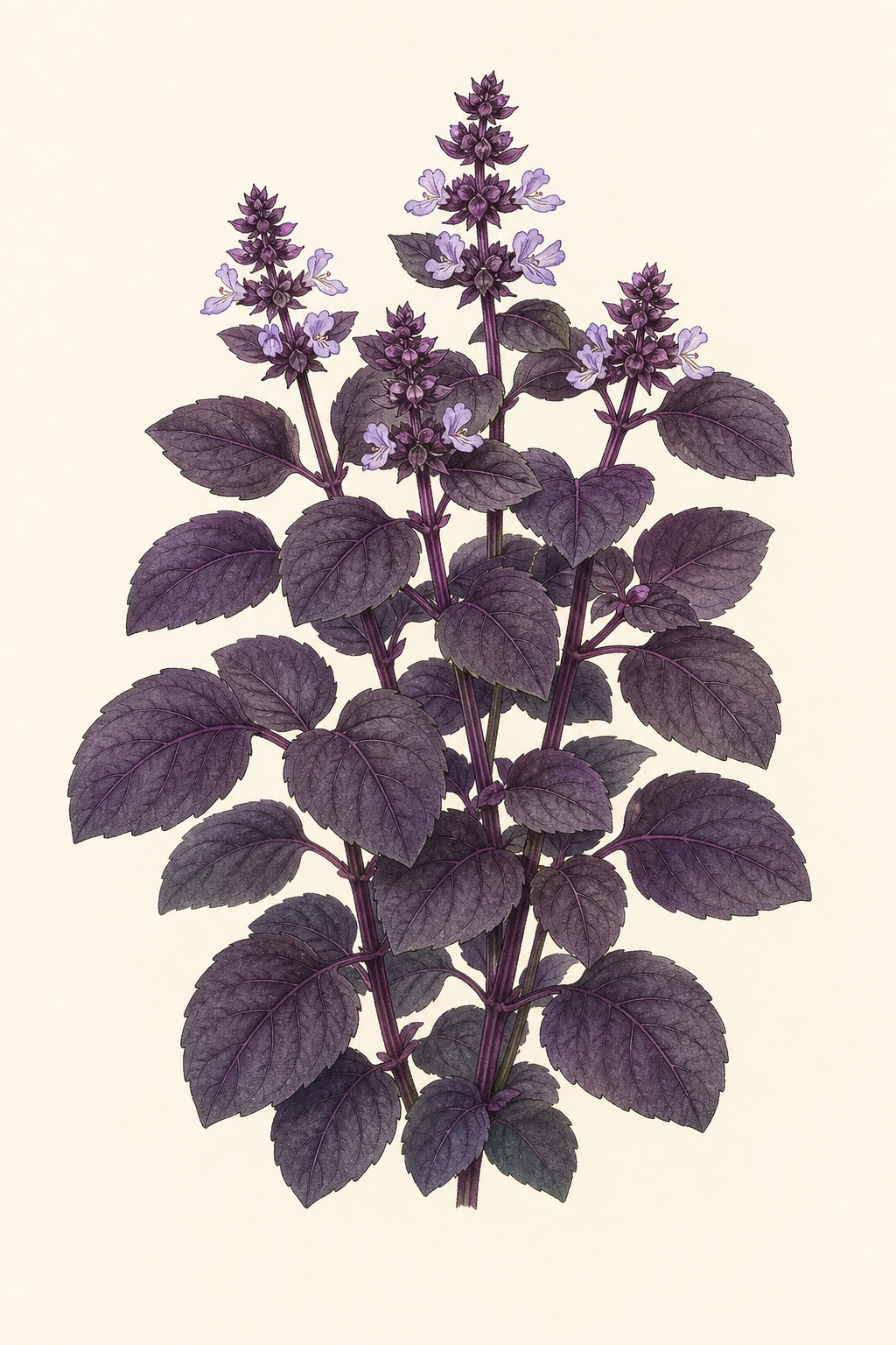 Botanical illustration of Amethyst Improved