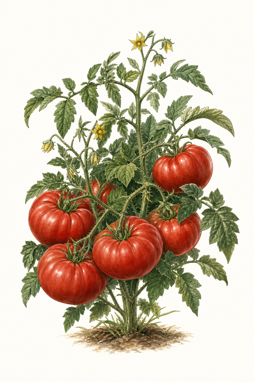 Botanical illustration of Goliath Bush Early