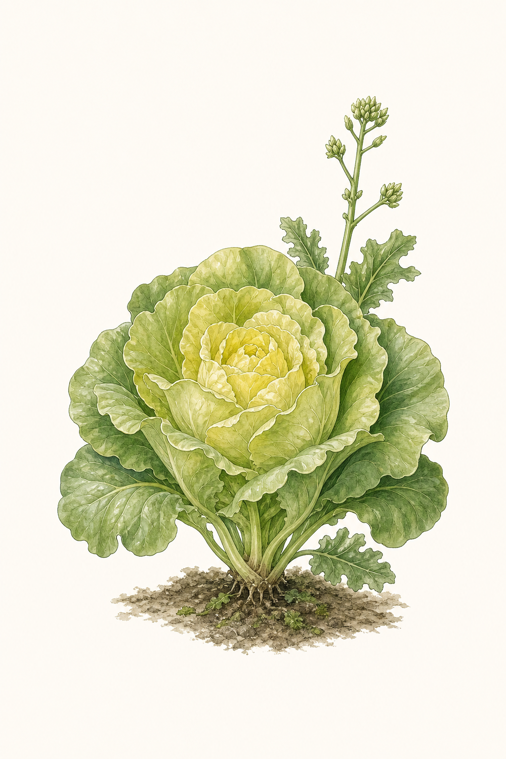 Botanical illustration of Merveille Des Quatre Saisons