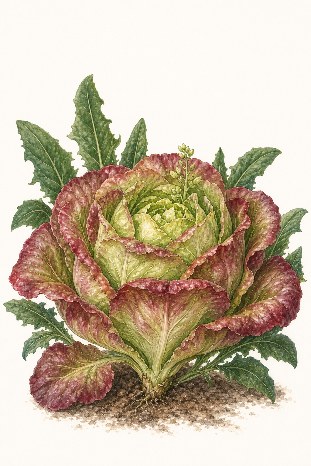 Botanical illustration of Sanguine Améliorée