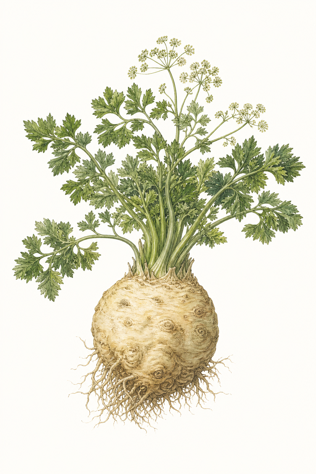 Botanical illustration of Giant Prague