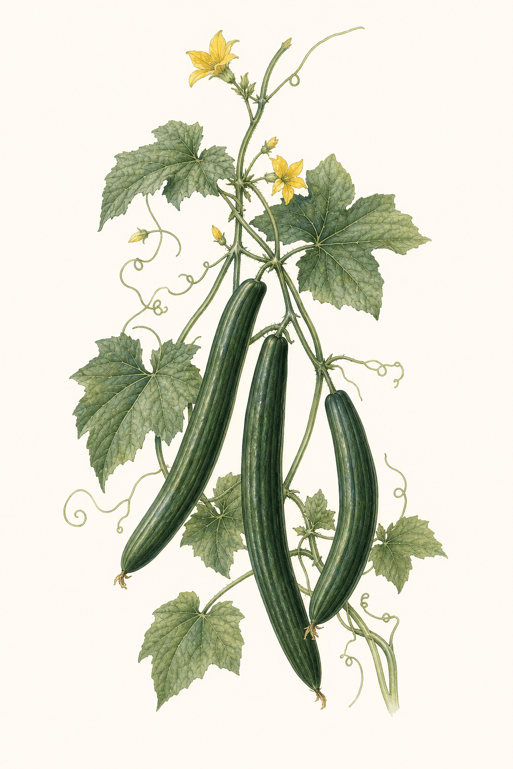 Botanical illustration of Aonaga Jibai