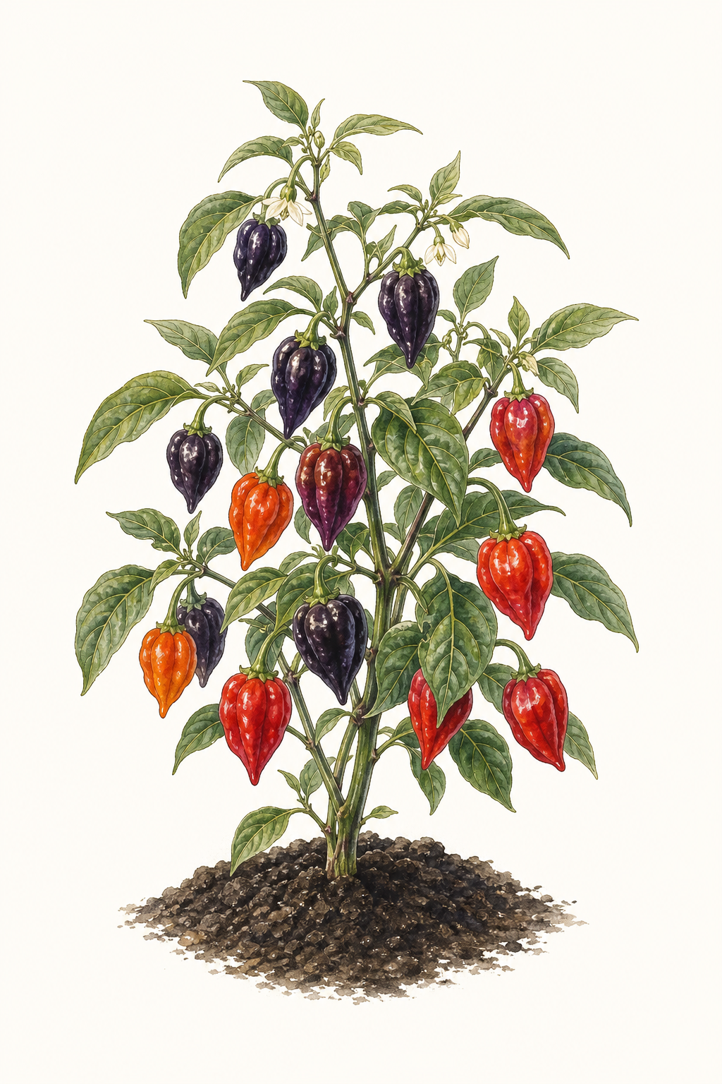 Botanical illustration of NuMex Twilight