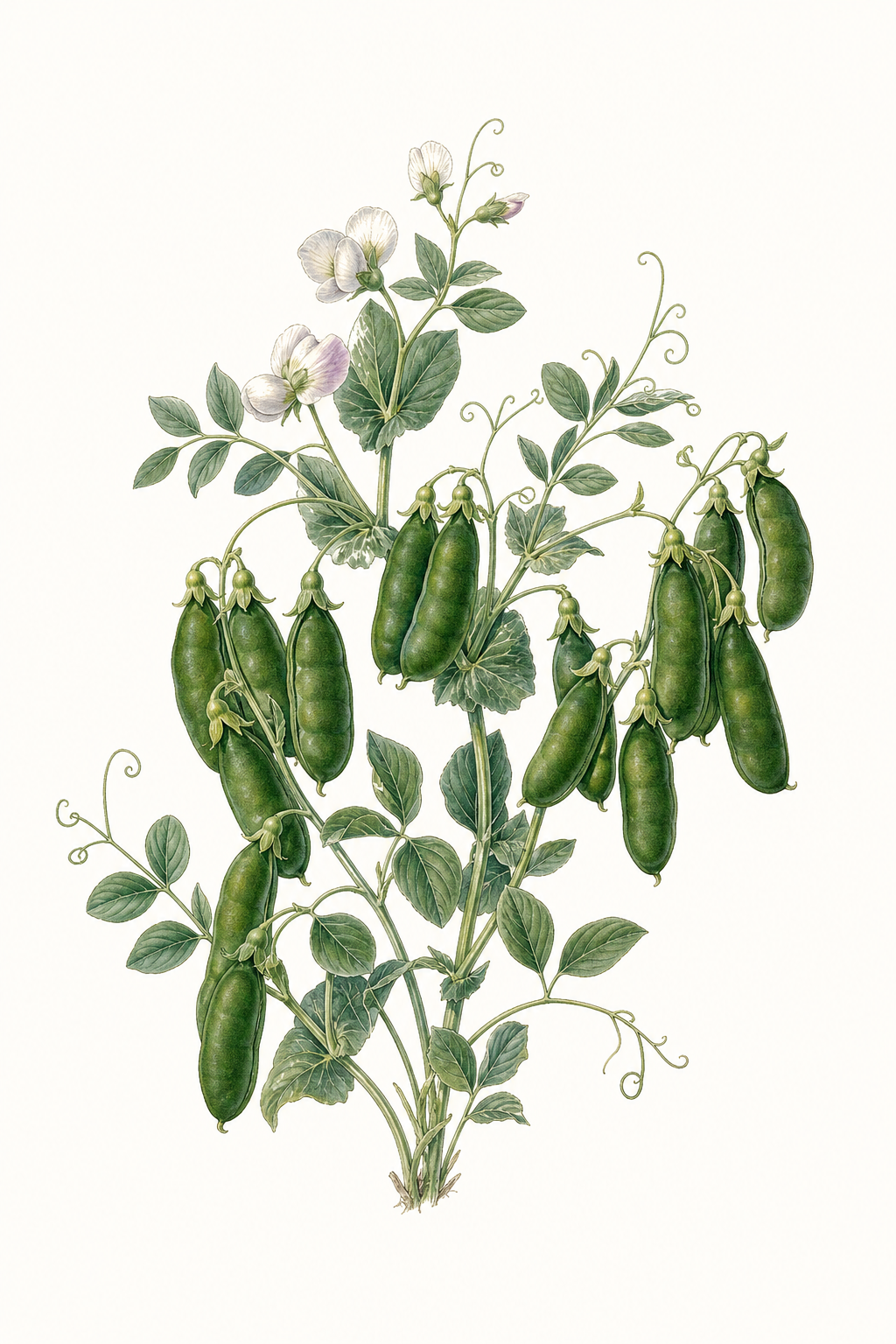 Botanical illustration of Austrian Winter