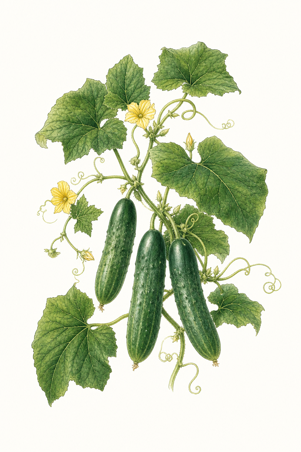 Botanical illustration of Homemade Pickles