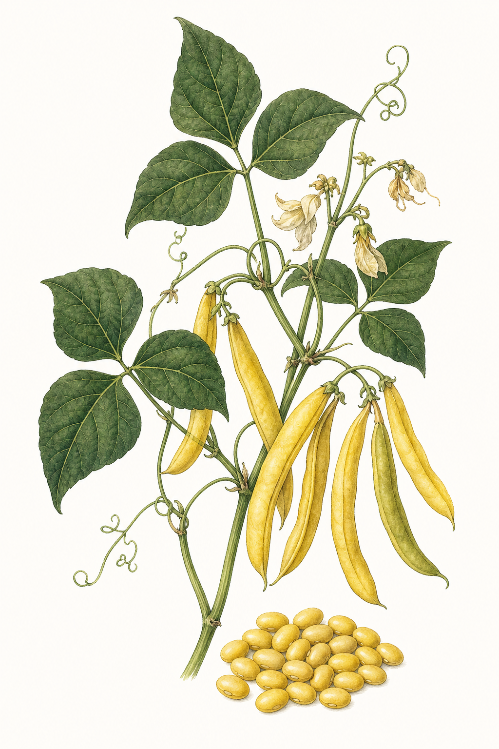 Botanical illustration of Arikara Yellow