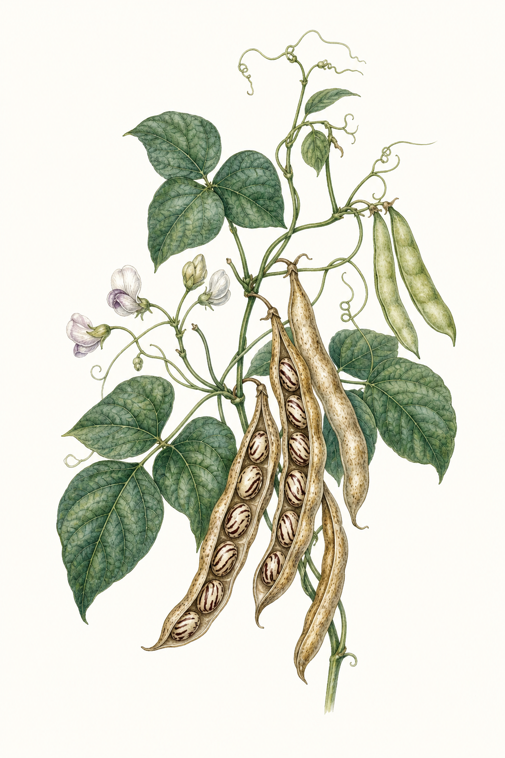 Botanical illustration of Tarbais