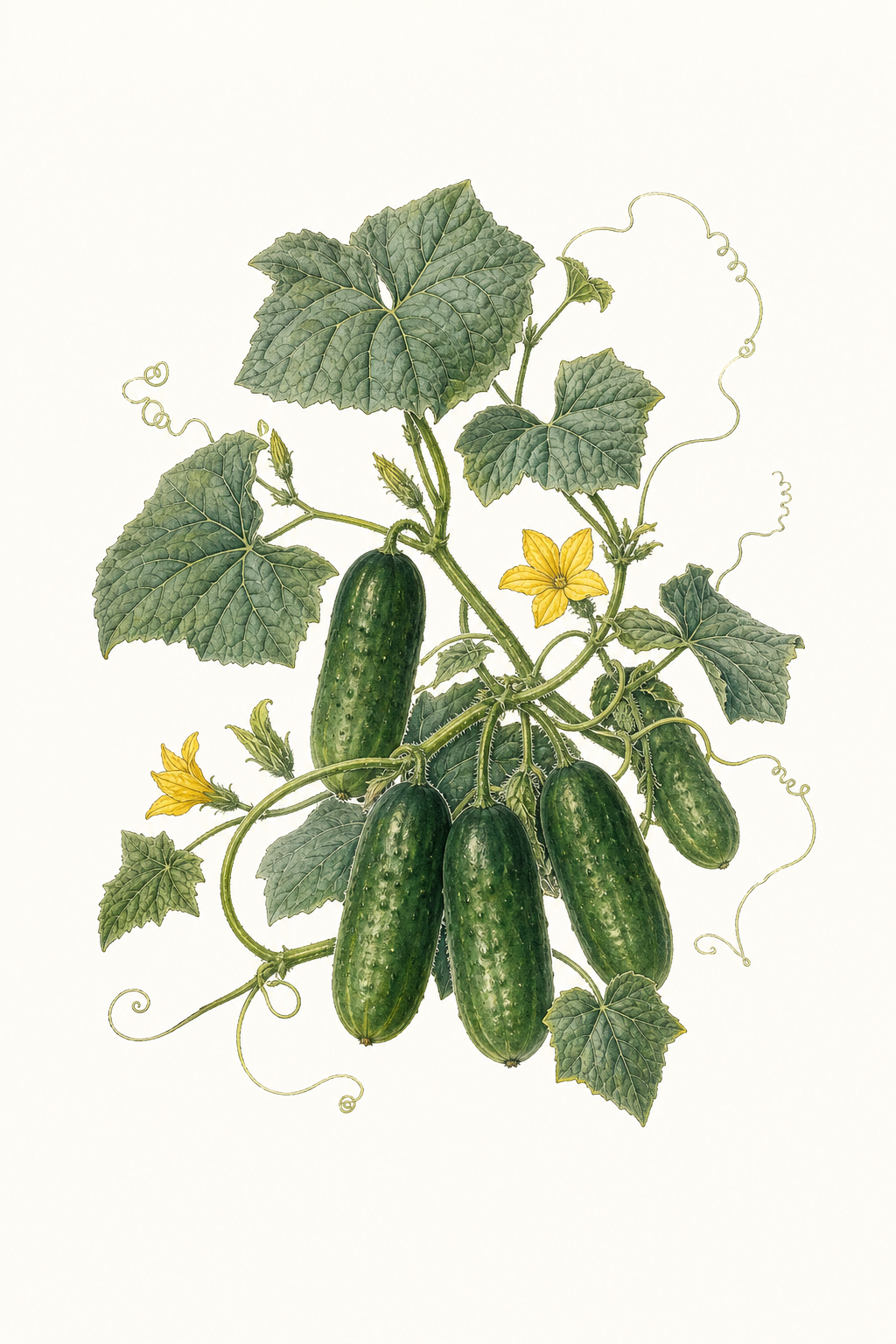 Botanical illustration of Boston Pickling