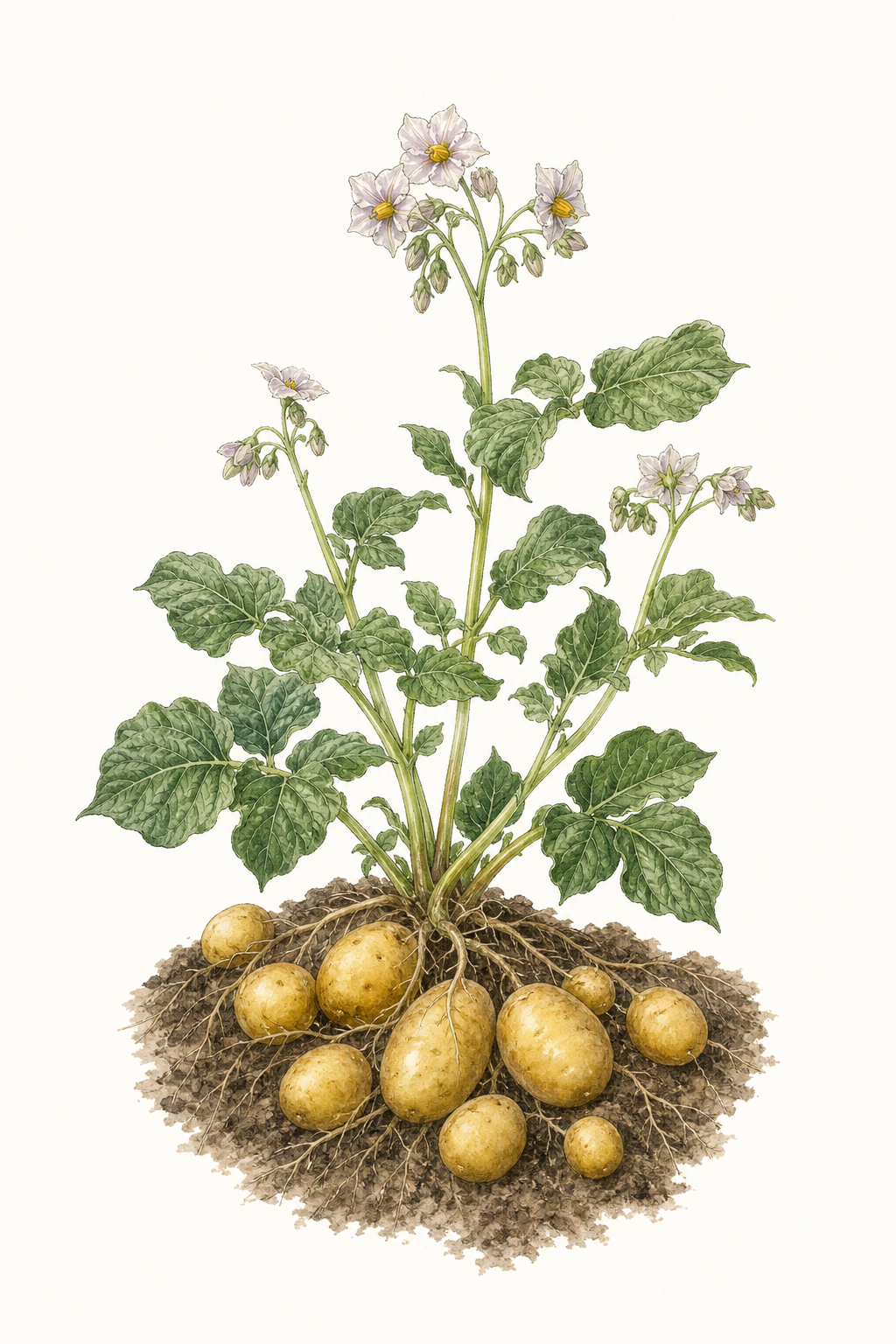 Botanical illustration of Huckleberry Gold