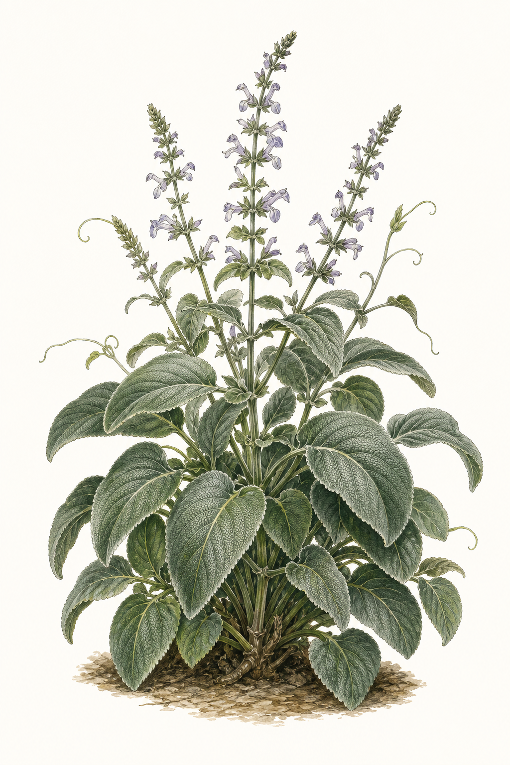 Botanical illustration of Dalmatian