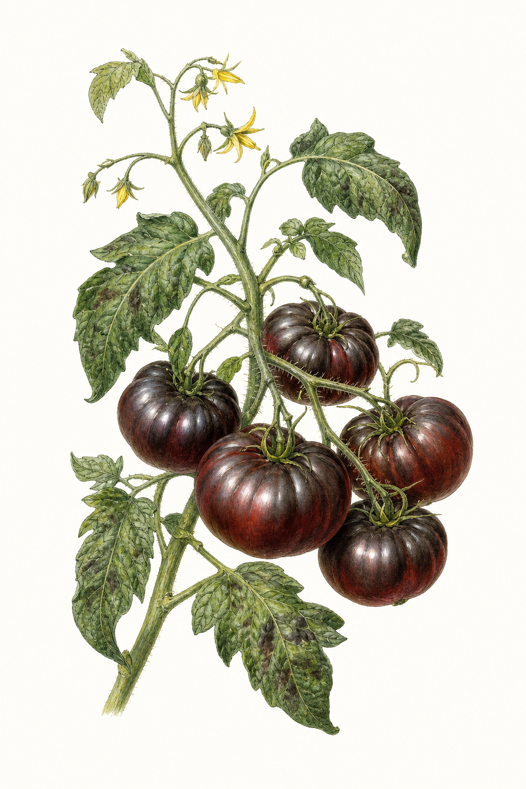 Botanical illustration of Black Sea Man