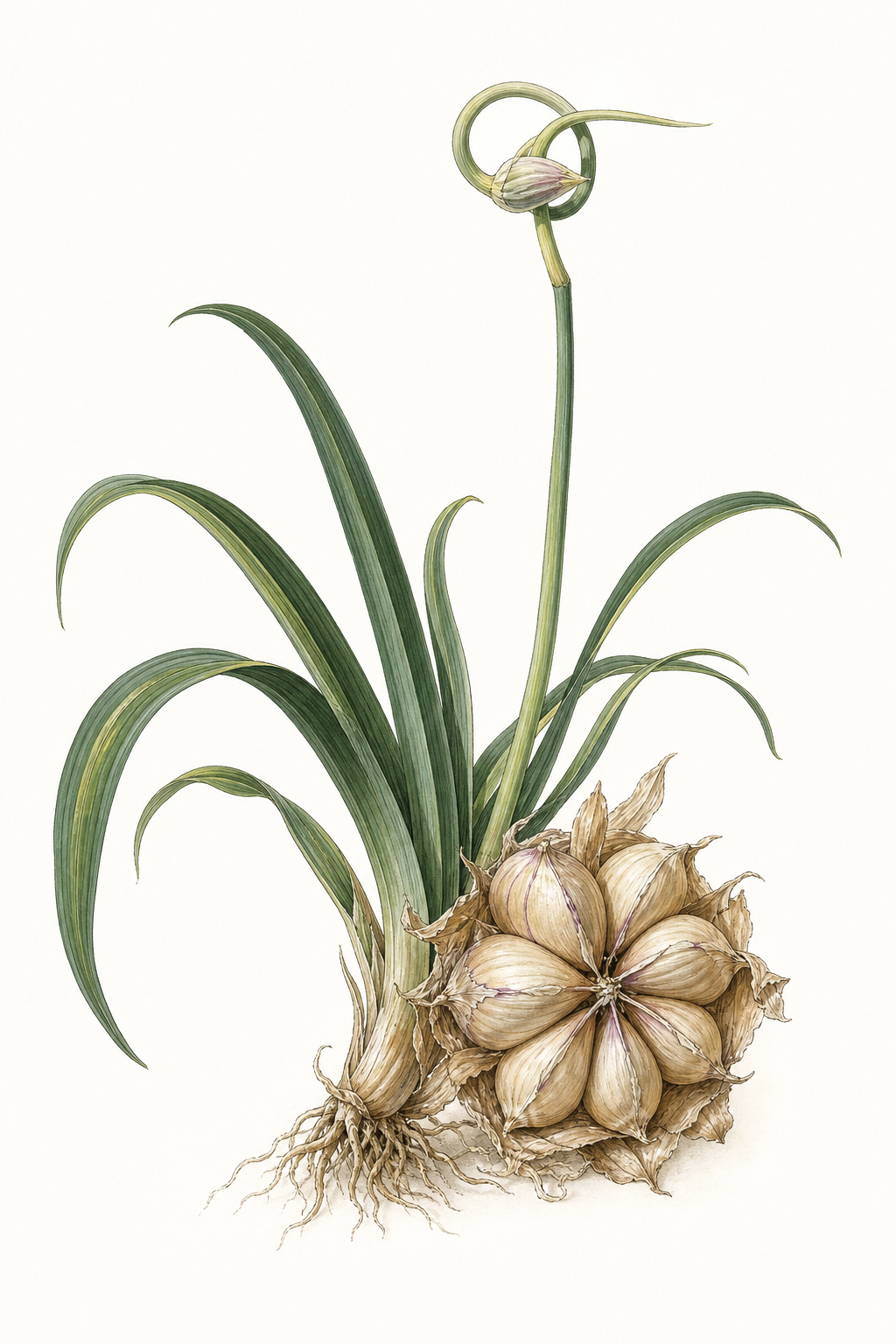 Botanical illustration of Persian Star