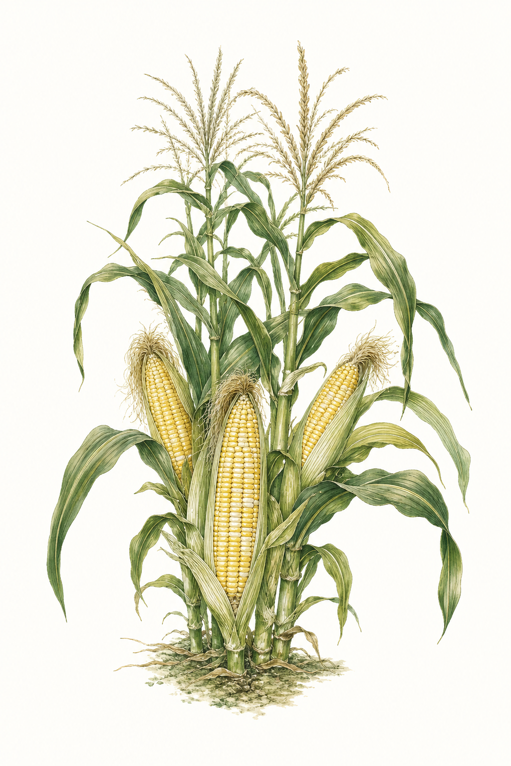 Botanical illustration of Caribbean