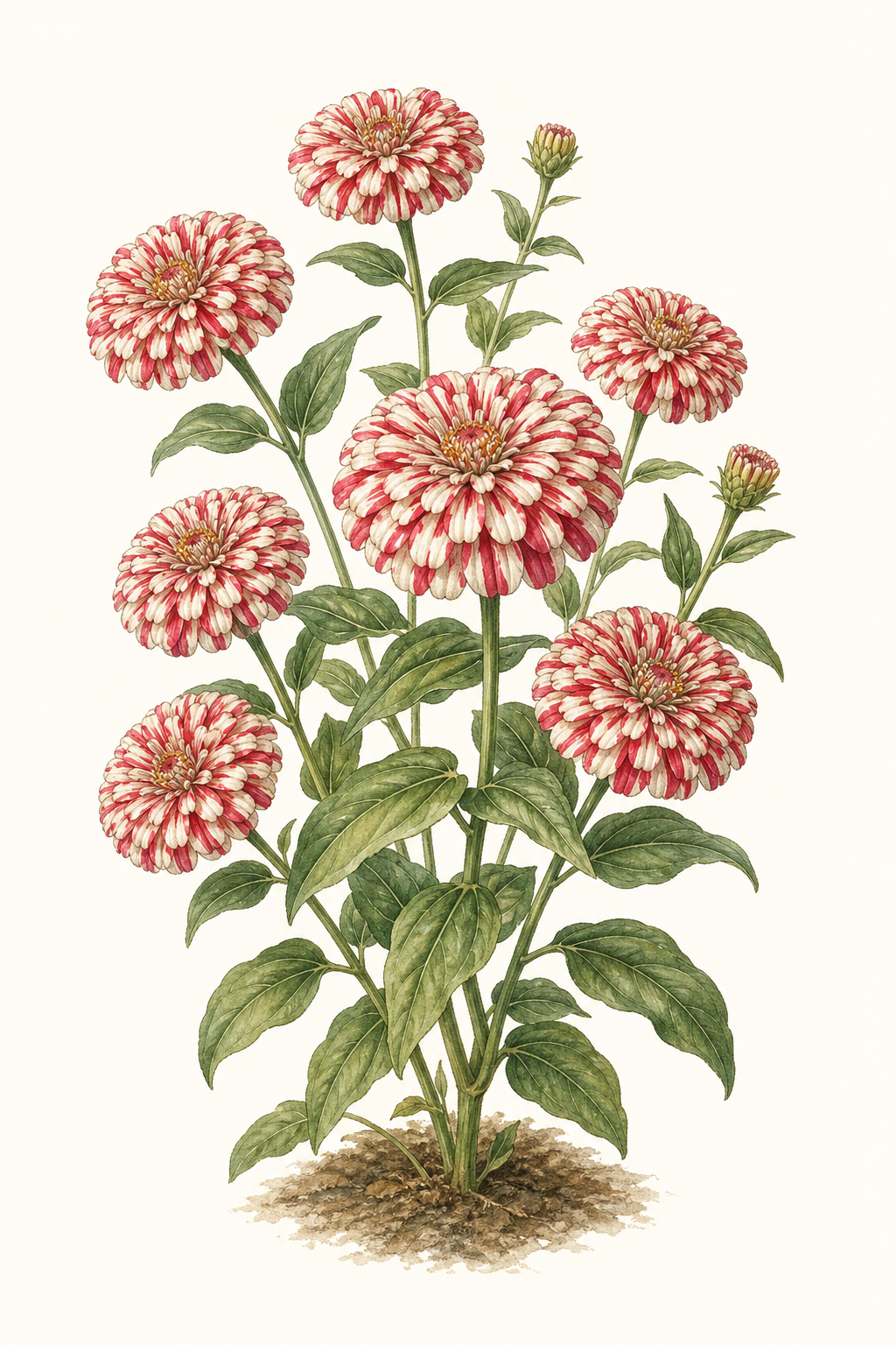 Botanical illustration of Candy Cane Mix
