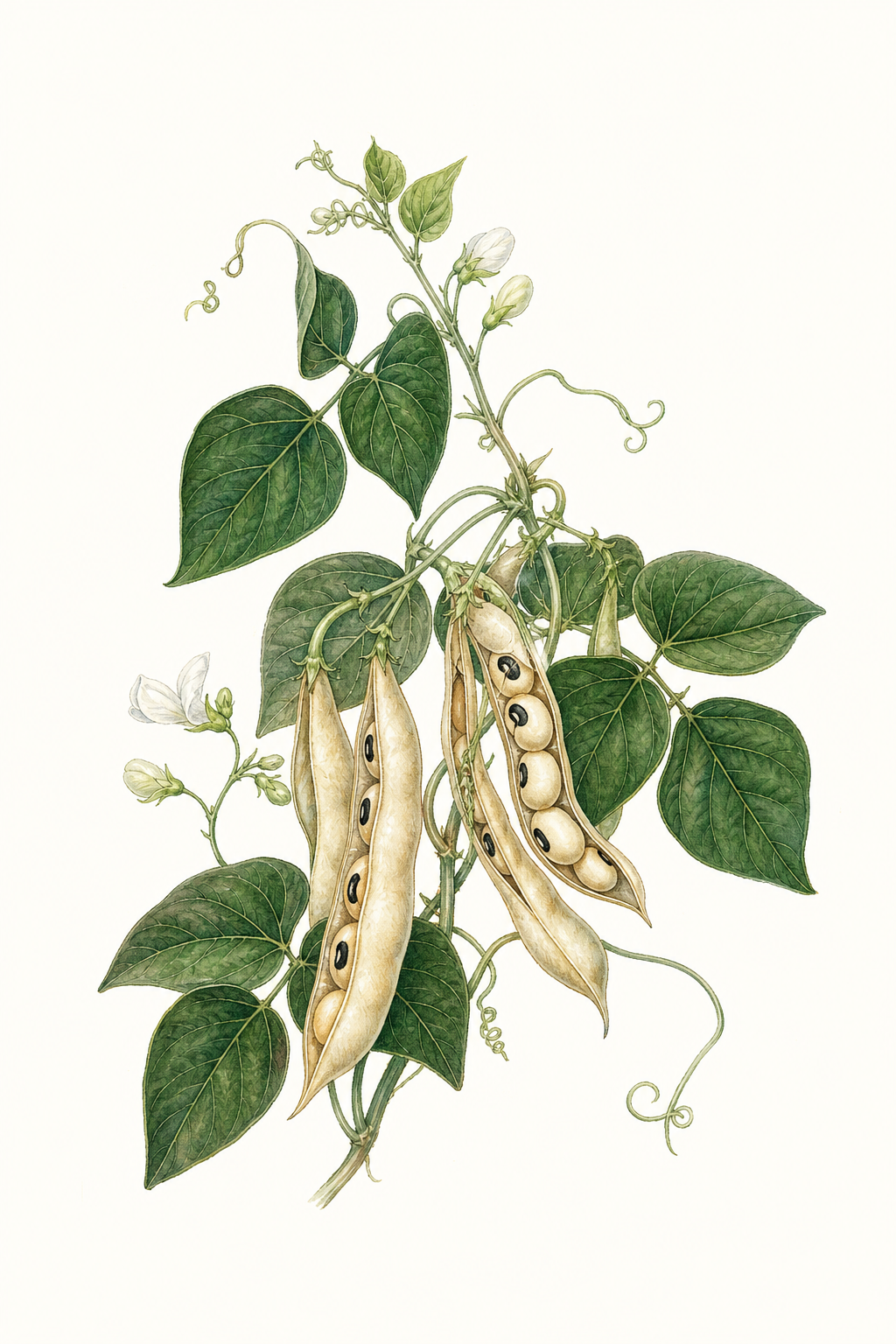 Botanical illustration of California Blackeye No. 5