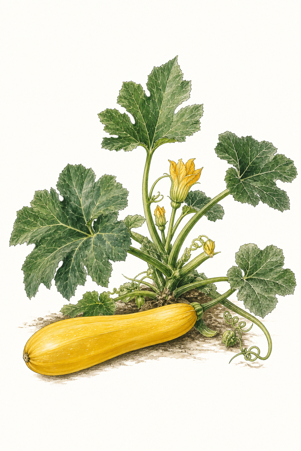 Botanical illustration of Burpee's Golden