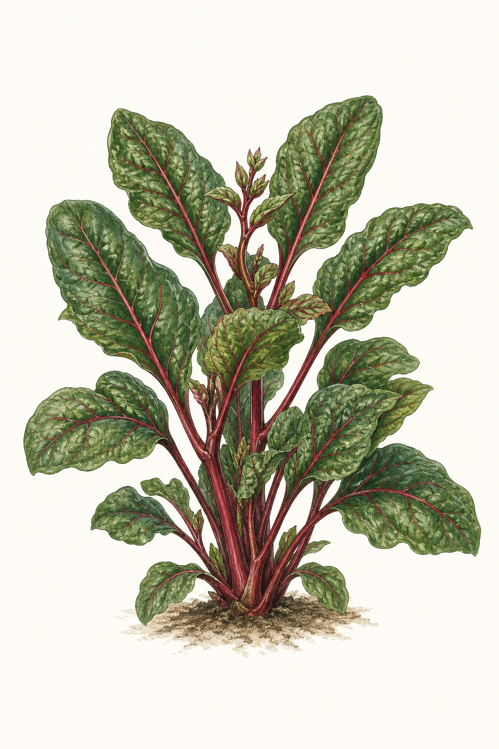 Botanical illustration of Red Cardinal