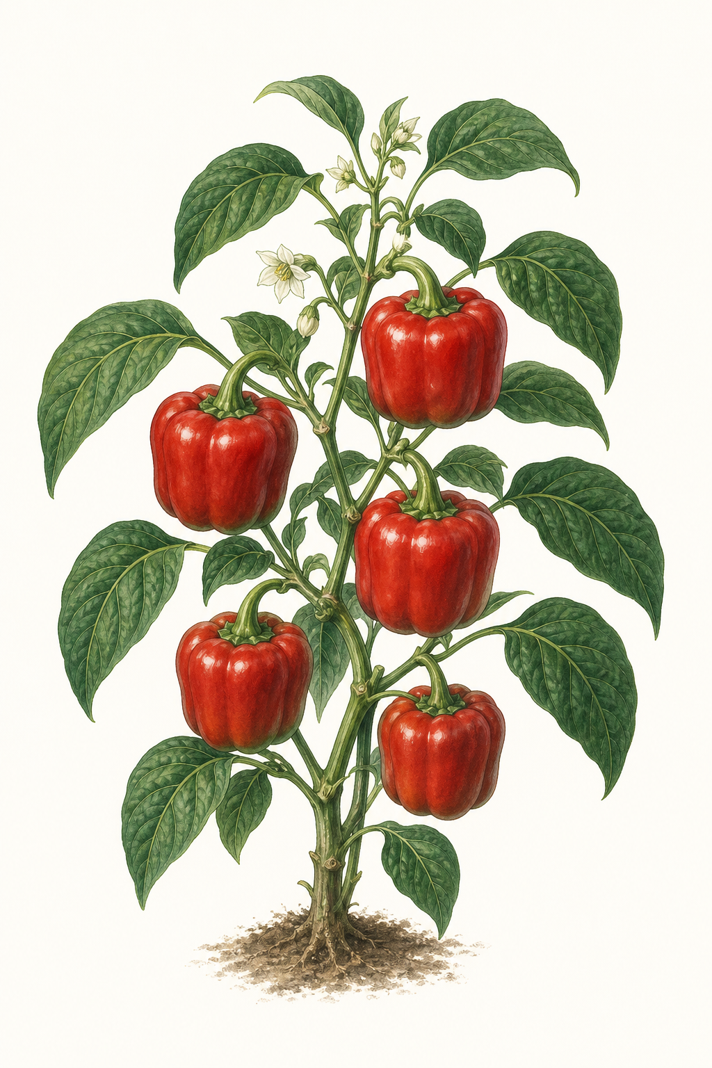 Botanical illustration of Napoleon Sweet