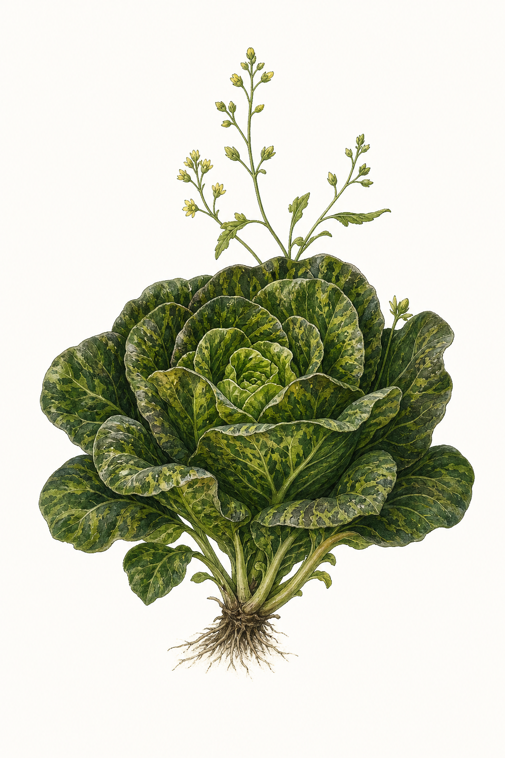 Botanical illustration of Mayan Jaguar