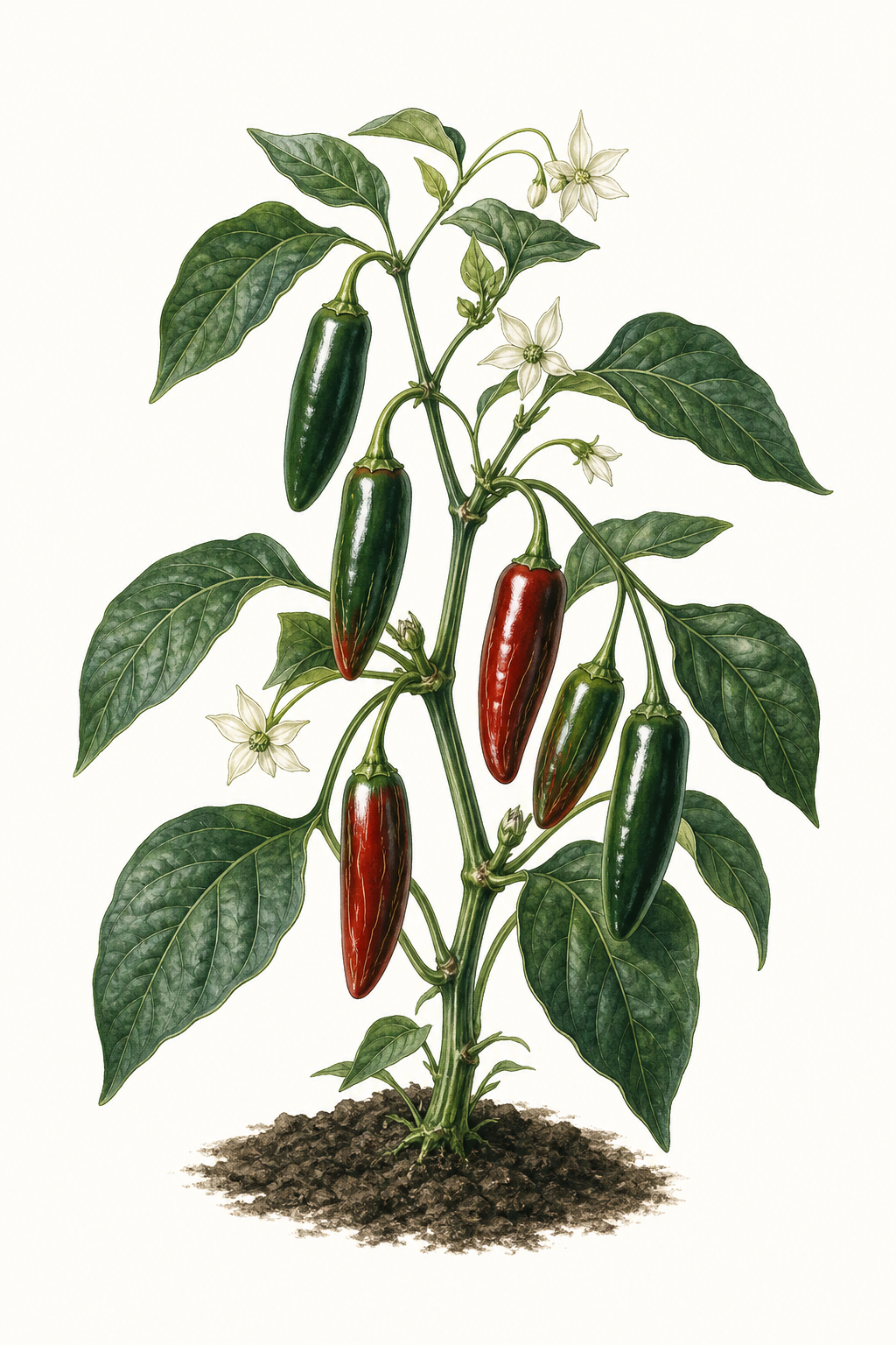 Botanical illustration of Sierra Norte