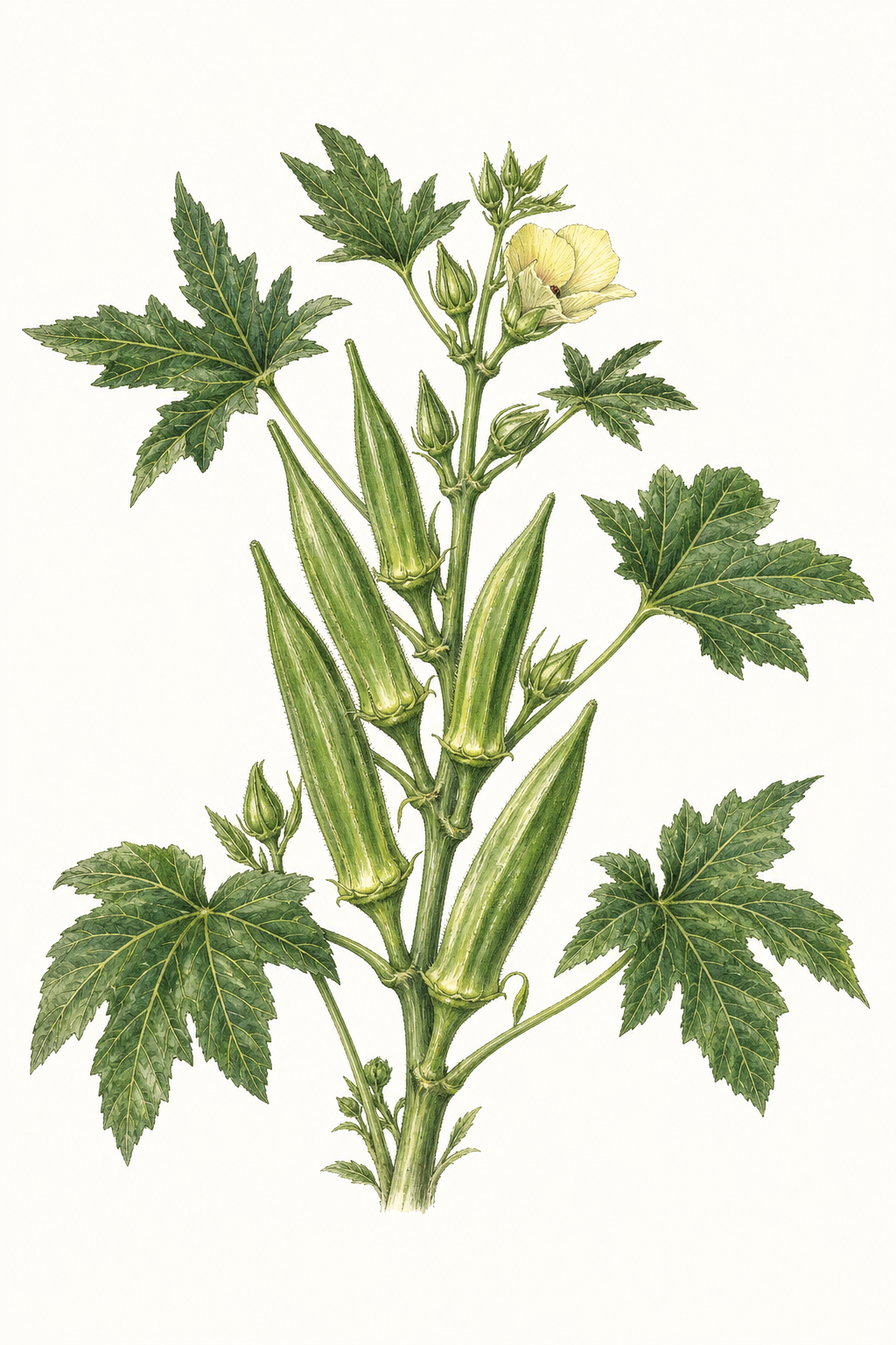 Botanical illustration of Annie Oakley II
