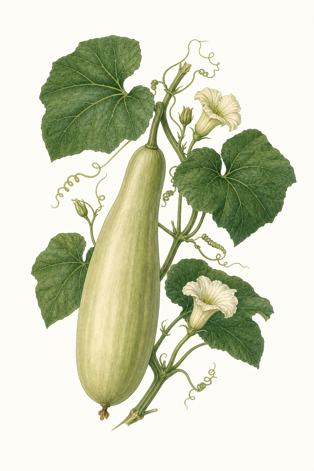 Botanical illustration of Italian Edible