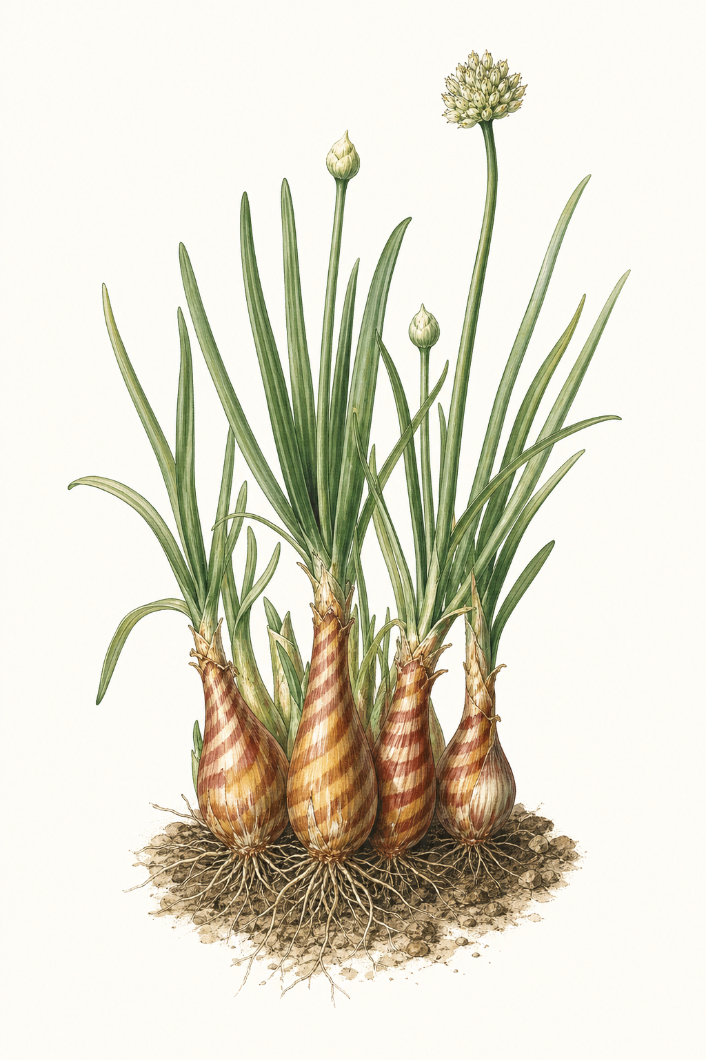 Botanical illustration of Georgia Rattlesnake