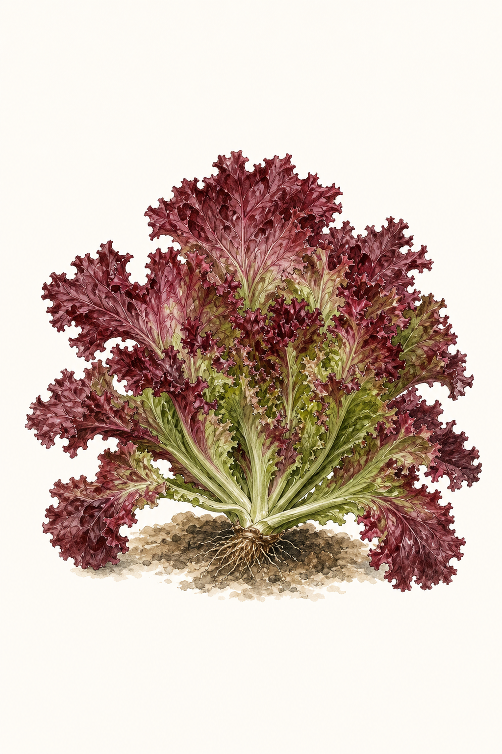 Botanical illustration of Lollo Di Vino