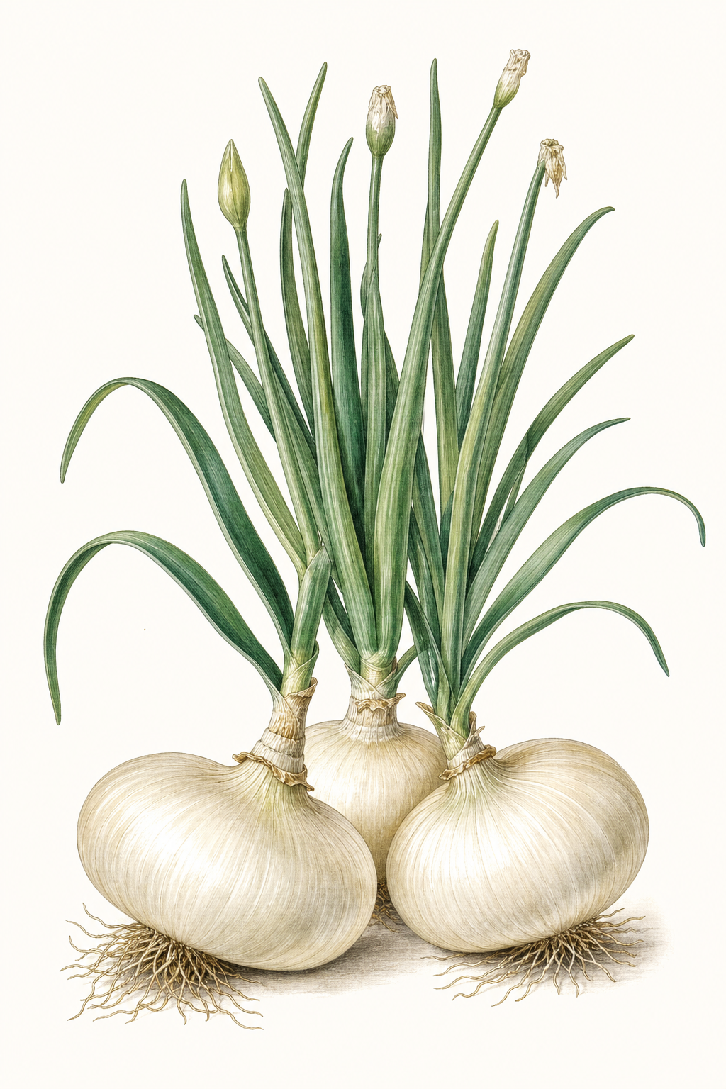 Botanical illustration of Walla Walla White