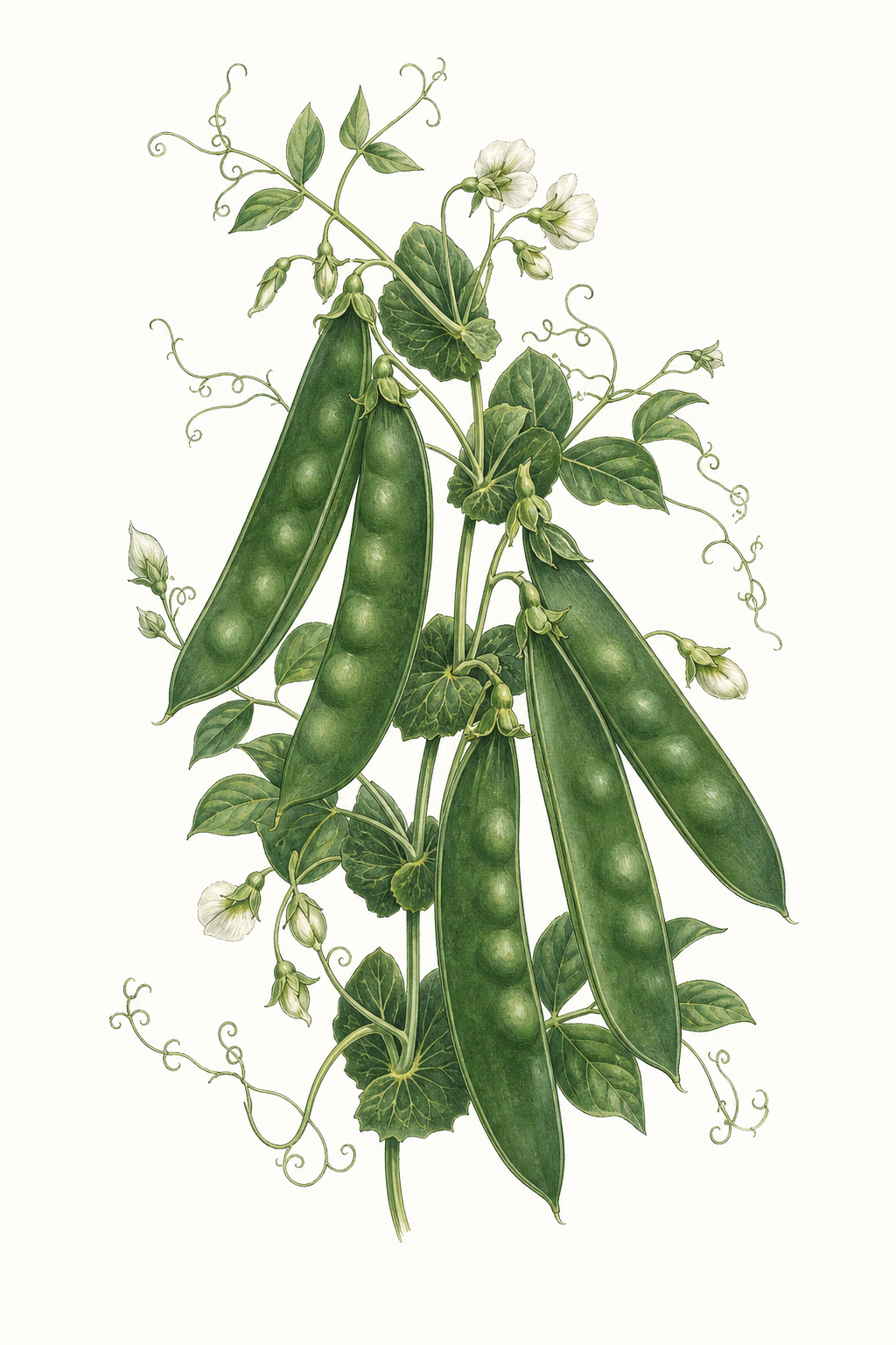 Botanical illustration of Oregon Giant