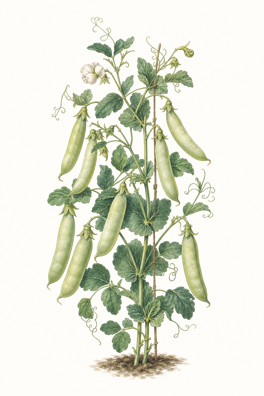 Botanical illustration of Snowbird