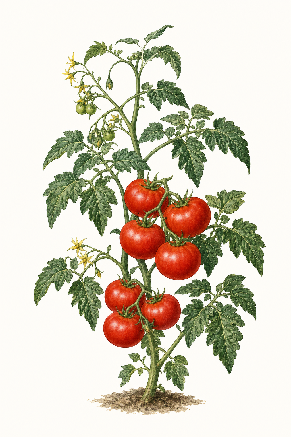 Botanical illustration of Siberian