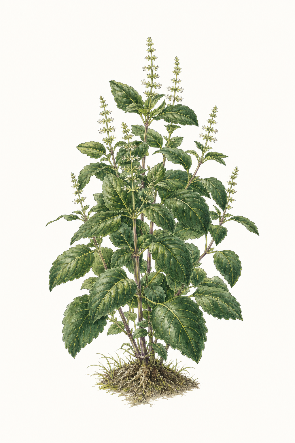 Botanical illustration of Holy Vana