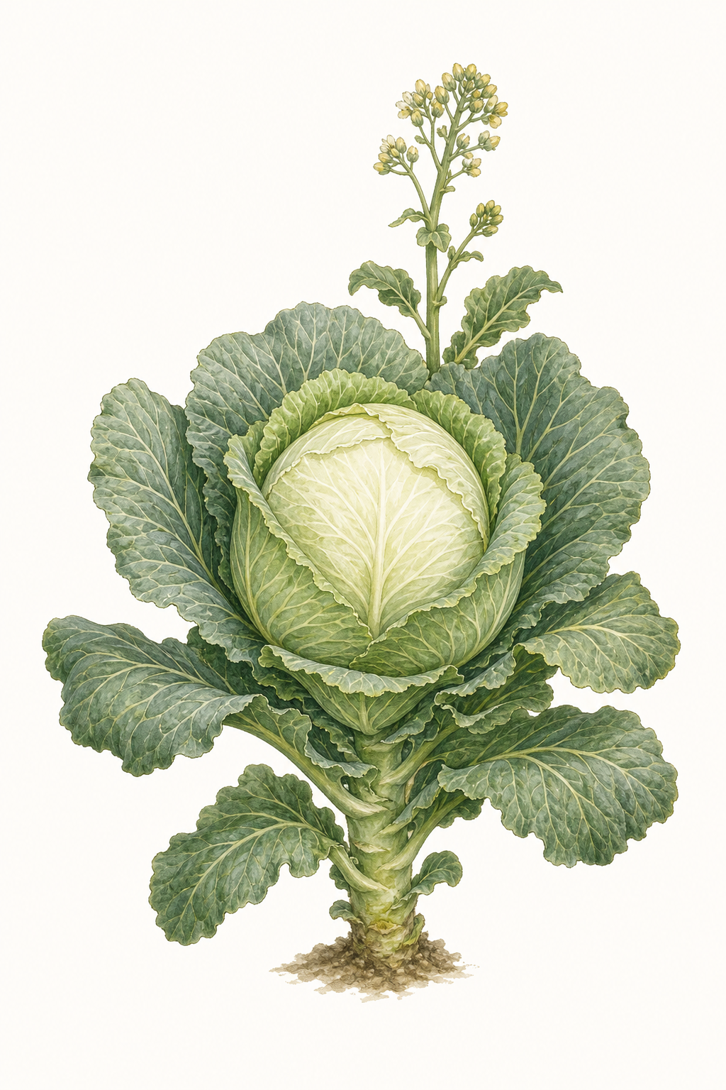 Botanical illustration of Early White
