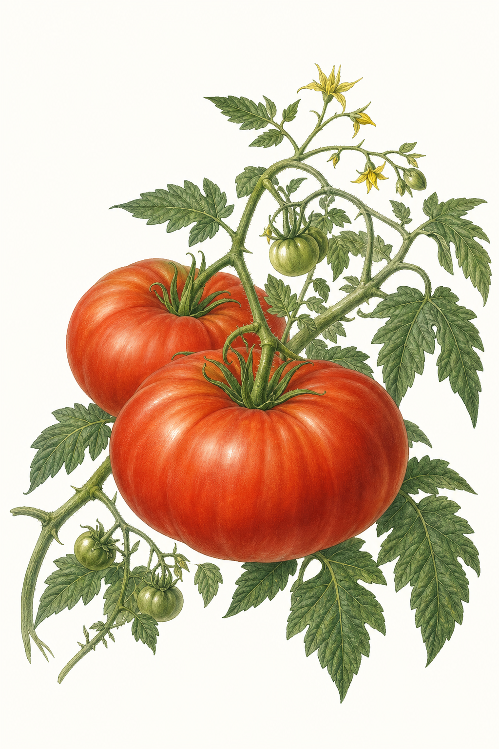 Botanical illustration of Park’s Whopper
